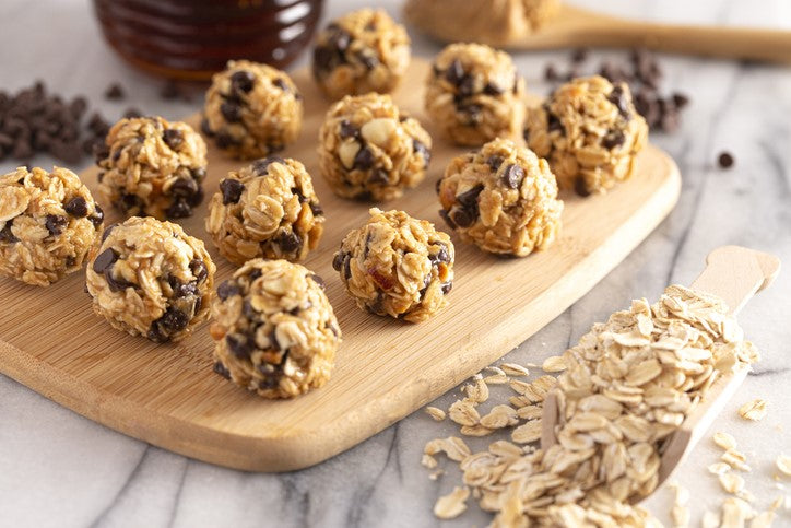 Chocolate Peanut Butter Protein Ball Energy Bites