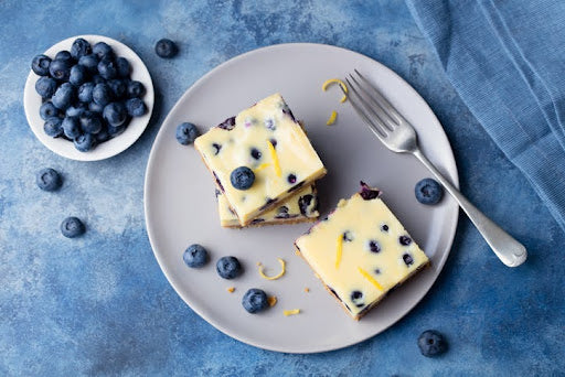 Blueberry Protein Cheesecake Bites