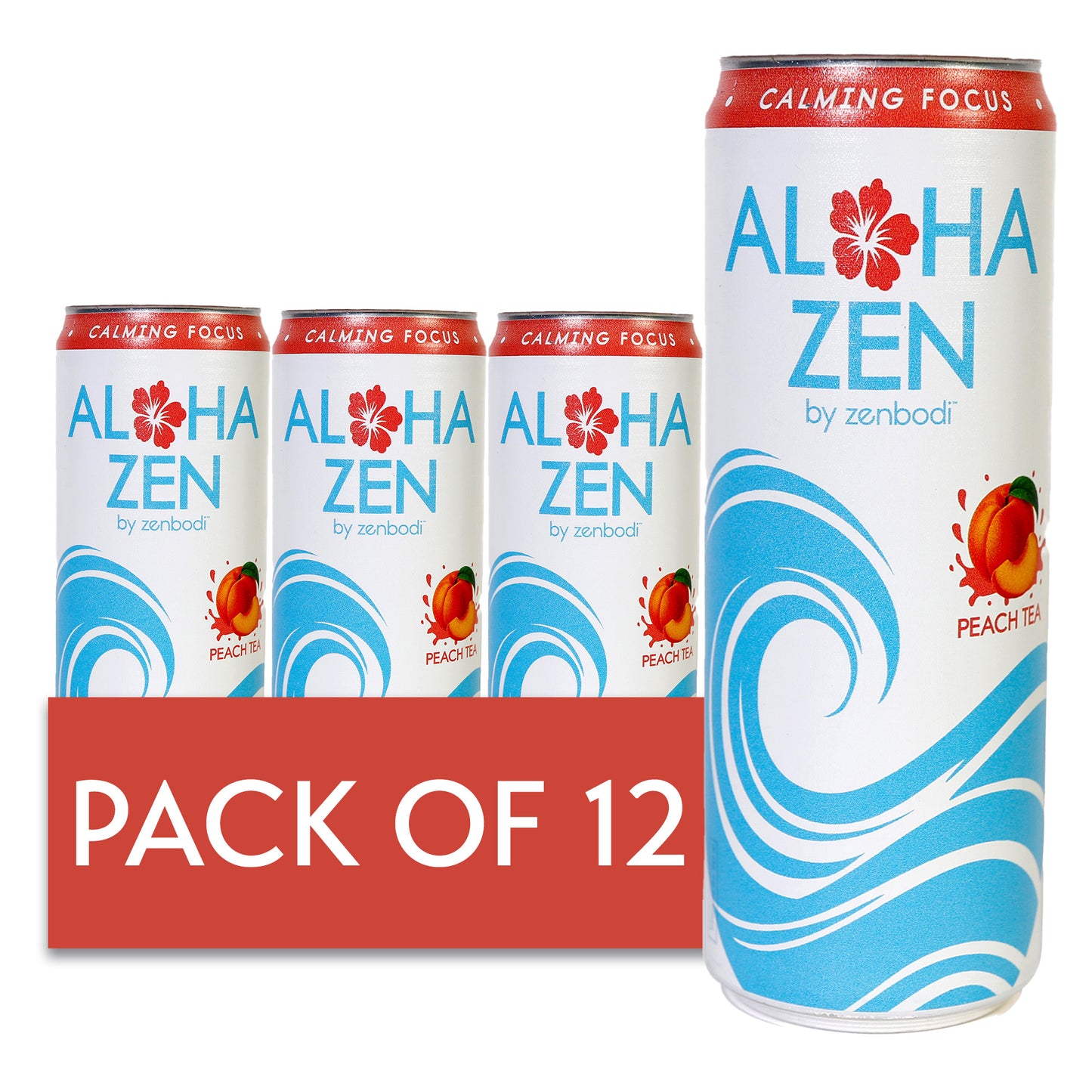 Clean Energy | Aloha Zen UNWIND -- Peach Tea | 12pk