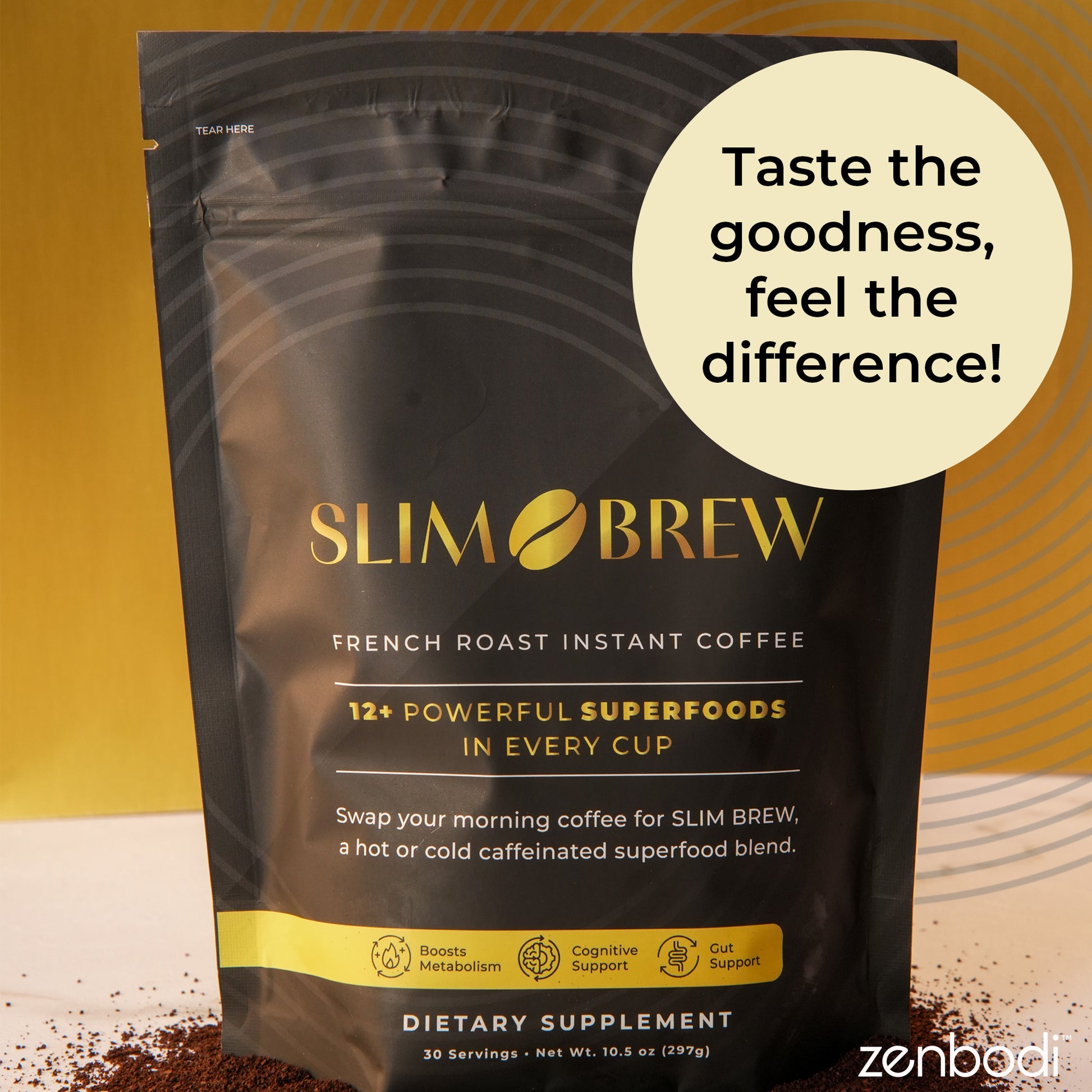 Slim Brew Coffee with 12+ Superfoods – Zenbodi