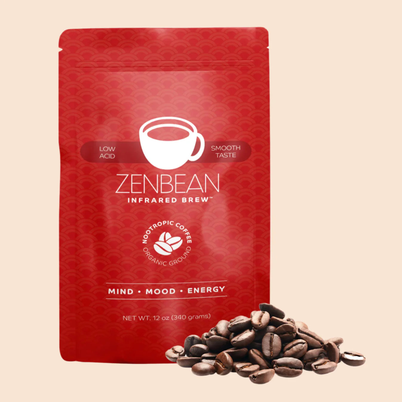 Zenbean Infrared Brew Ground, 12 oz bag