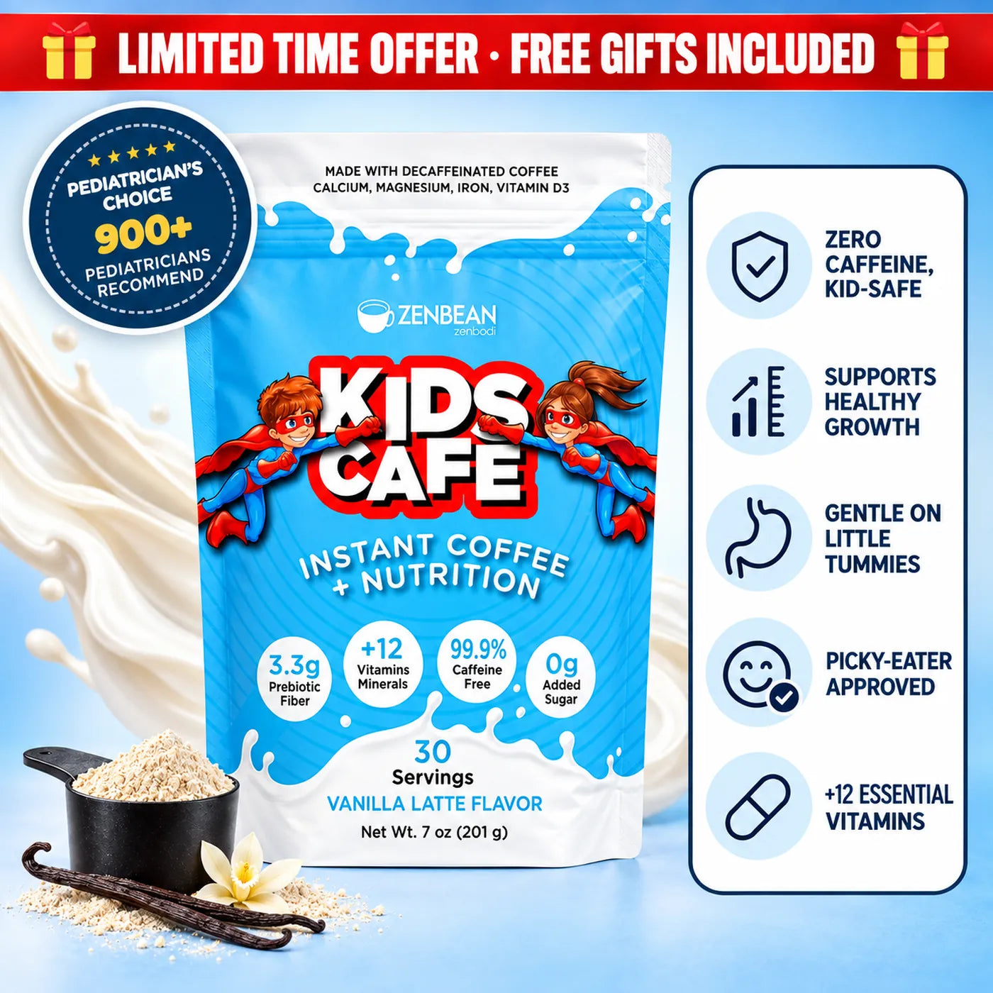 Kids Cafe Vanilla Latte